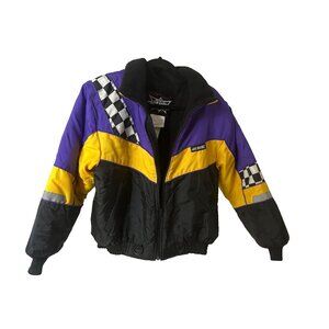 JOE ROCKET SKI DOO SNOW MOBILE JACKET SZ YOUTH 14 MEASUREMENTS BELOW UNISEX